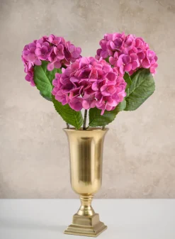 22in Long Pink Hydrangea Spray, Case of 12
