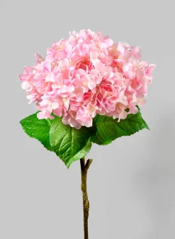 29in Long Pink Hydrangea Spray, Case of 12