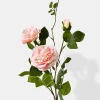 35in Long Pink Peony Rose Spray, Case of 12