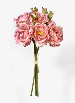 14in Long Pink Rose Bouquet, Case of 12