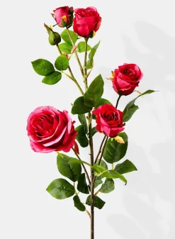 38in Long Pink Zhen Hui Rose Spray, Case of 6
