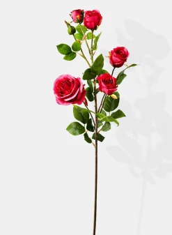 38in Long Pink Zhen Hui Rose Spray, Case of 6