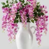57in Long Purple Wisteria Spray, Case of 12