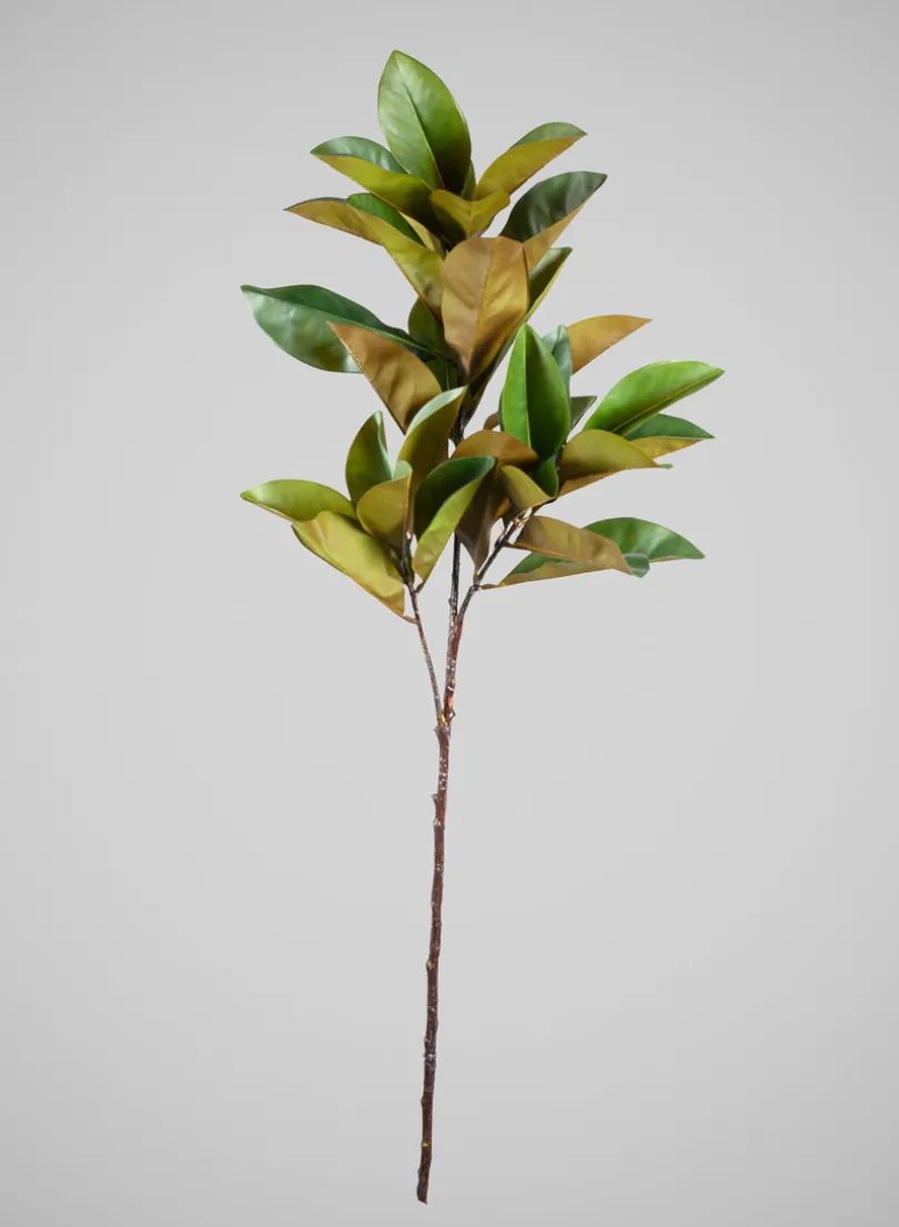 50in Long Real Touch Magnolia Leaves Spray, Case of 6