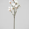 48in Long Real Touch Real Look Blooming Magnolia Flowers Stem, Case of 6