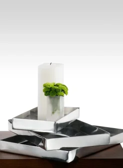 11in Long Rectangular Aluminum Tray