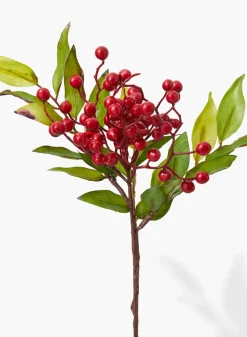 17in Long Red Berry Branch, Case of 12