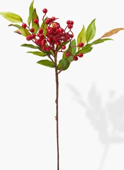 17in Long Red Berry Branch, Case of 12