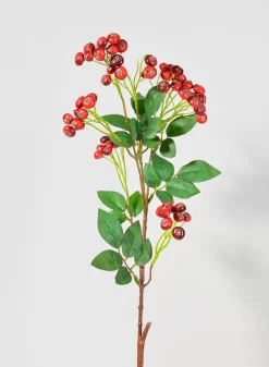28in Long Red Berry Pick, Case of 12
