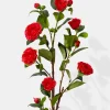 42in Long Red Camellia Spray