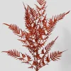 38in Long Red Fern Spray