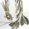 47in Long Silver Magnolia Leaf Garland, Case of 4