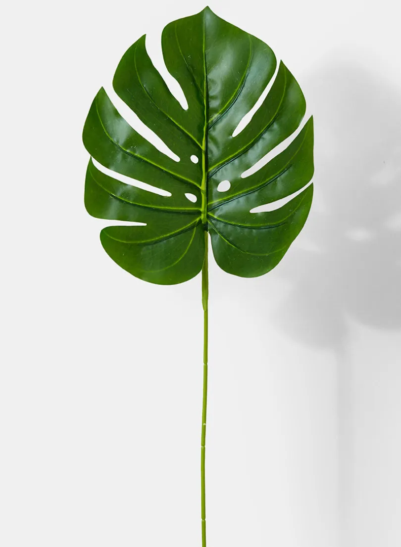 21in Long Small Artificial Split Philodendron Leaf, Case of 24
