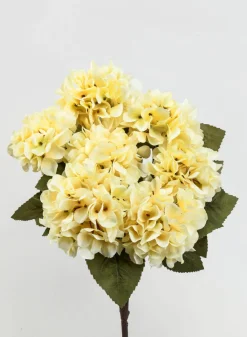 21in Long Small Cream Hydrangea Bush, Case of 12