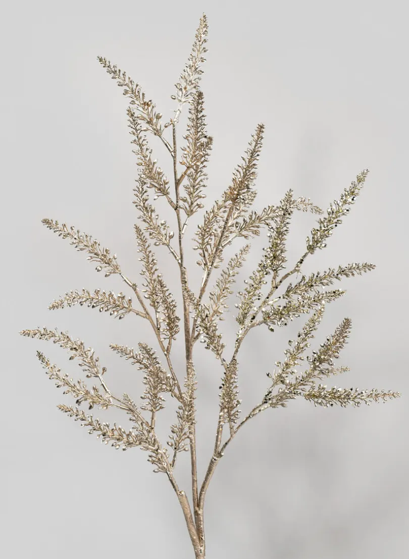 40in Long Sparkling Christmas Sage Branch, Case of 12
