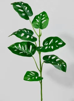 32.5in Long Swiss Cheese Monstera Leaf Spray, Case of 12