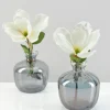 28in Long White Artificial Magnolia Spray, Case of 12