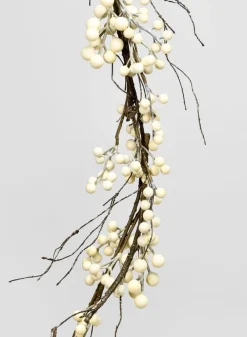 72in Long Whiteberry Garland