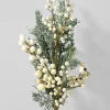 28.5in Long White Berry & Mixed Blue Fir Pick, Case of 12
