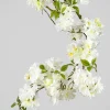 50in Long White Cherry Blossom Vine, Case of 6