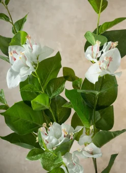 34in Long White Faux Bougainvillea Spray, Case of 12
