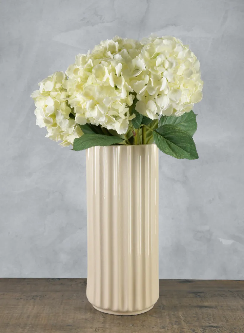 34in Long White Hydrangea