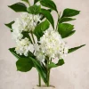 32in Long White Hydrangea Spray, Case of 6