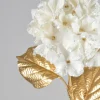 26in Long White Hydrangea Spray
