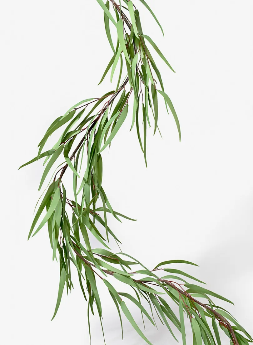 65in Long Willow Eucalyptus Garland
