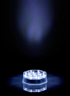 4in Octagon White Light Base