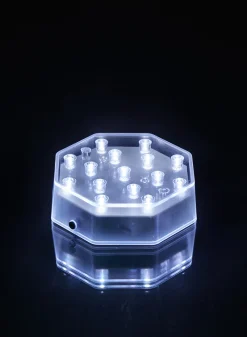 4in Octagon White Light Base