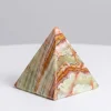 3in Pyramid Balochistan Green Onyx