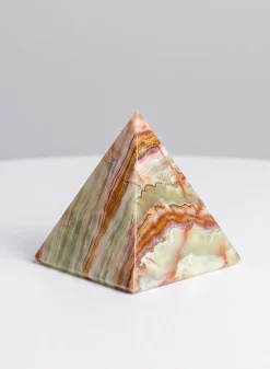 3in Pyramid Balochistan Green Onyx