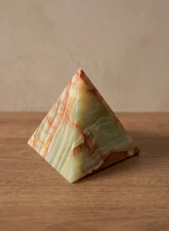 3in Pyramid Balochistan Green Onyx