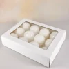 3 1/8in Round Matte Pearl Glass Balls (80mm)