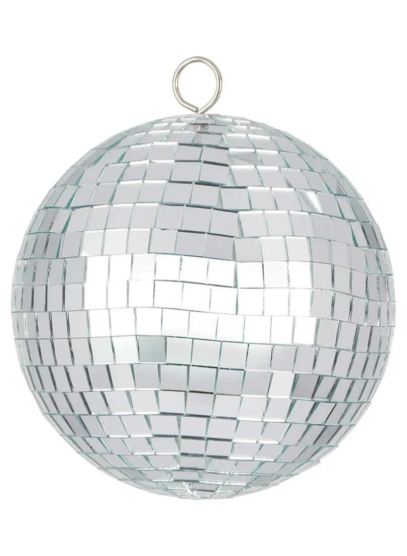 6in Round Mirror Disco Ball Set of 2