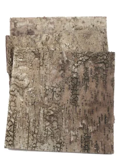 12in Square Birch Bark, Set of 7