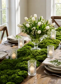 16in Square Flocked Moss Mat