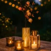 5.25in Square Gold Lantern
