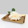 12in Square Le Mans Gold Tray