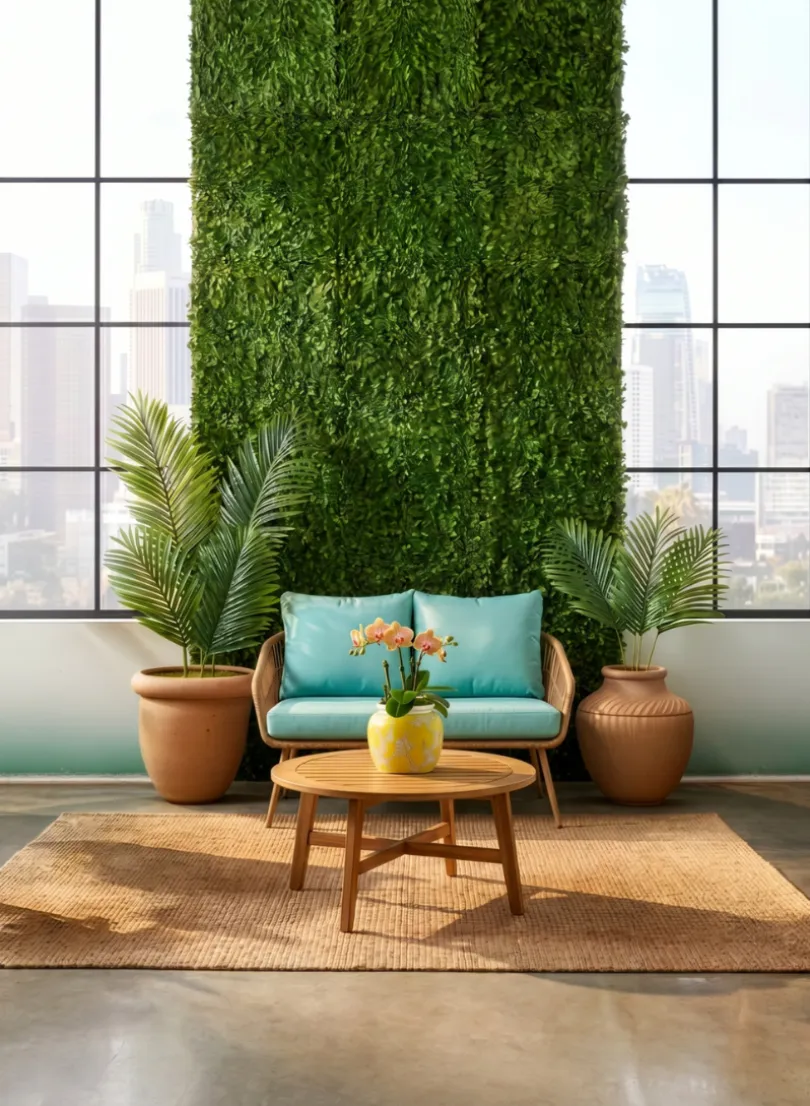 12in Square Preserved Boxwood Mat