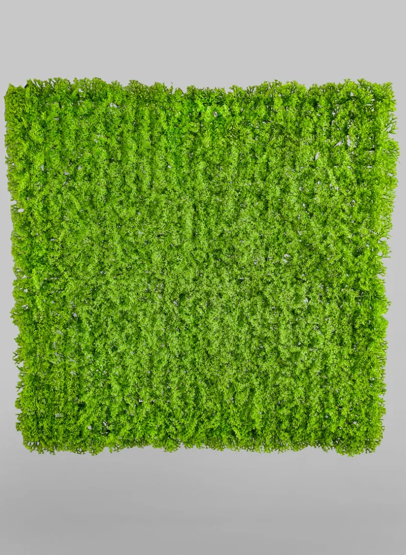 20in Square UV-Resistant Realistic Evergreen Moss Mat (Indoor/Outdoor)