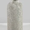 10in Tall Akihiko Aged Sandstone Ceramic Vase