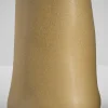 11in Tall Amund Sand Mustard Ceramic Deco Vase