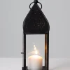 10in Tall Ardeshir Black Lantern