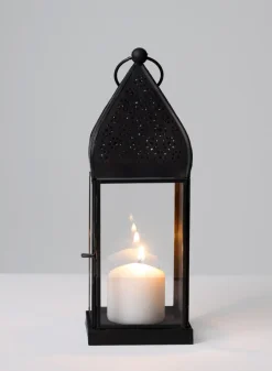 10in Tall Ardeshir Black Lantern