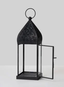 10in Tall Ardeshir Black Lantern