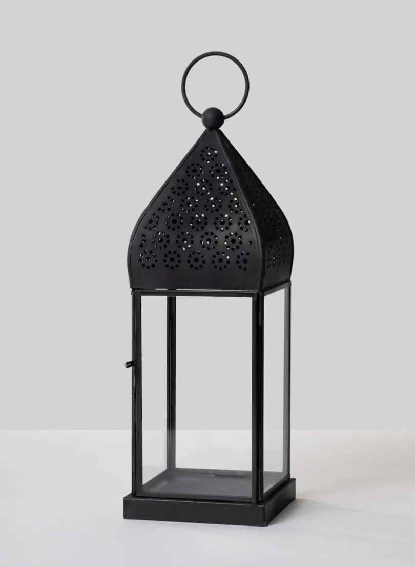 10in Tall Ardeshir Black Lantern