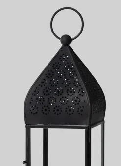 10in Tall Ardeshir Black Lantern