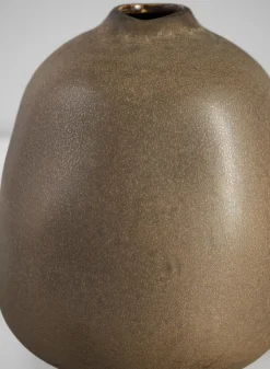 7.5in Tall Atelier Nature Tan Ceramic Vase